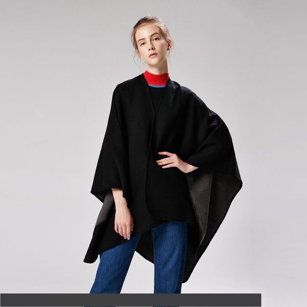 pure color imitation cashmere large fork shawl european and american foreign trade explosion warm monochrome cloak plain cloak, Blue;gray
pure color imitation cashmere large fork shawl european and american foreign trade explosion warm monochrome cloak plain cloak, Blue;gray