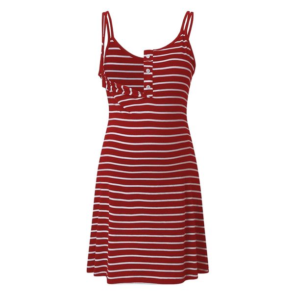 maternity nightwear women maternity stripe nursing baby nightdress breastfeeding dress pajama, White