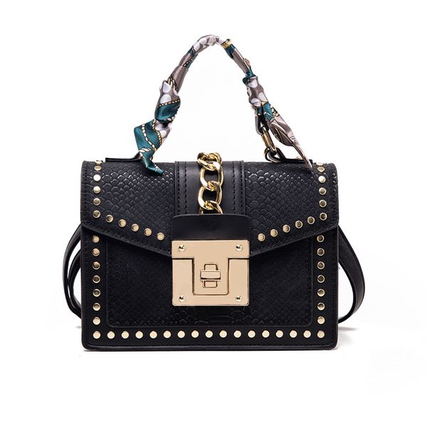 handbag women serpentine small crossbody bags 2020 pu leather fashion luxury ladies chain rivet shoulder bag black
handbag women serpentine small crossbody bags 2020 pu leather fashion luxury ladies chain rivet shoulder bag black
