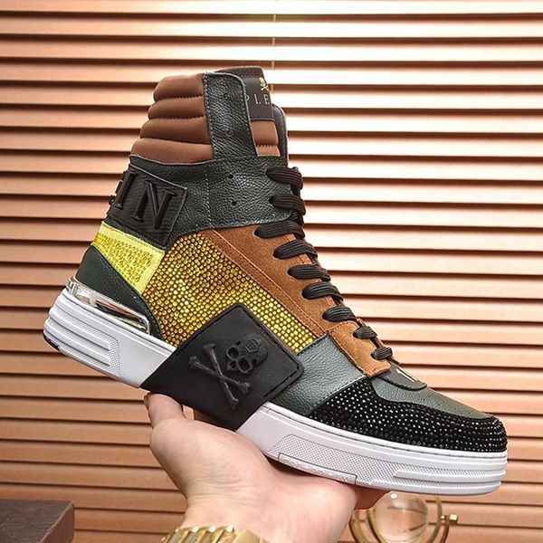 2021 phantom kick $hi -crystal sneakers men shoes outdoor walking sports shoes lace -up casual luxury men boots zapatillas h, Black
2021 phantom kick $hi -crystal sneakers men shoes outdoor walking sports shoes lace -up casual luxury men boots zapatillas h, Black