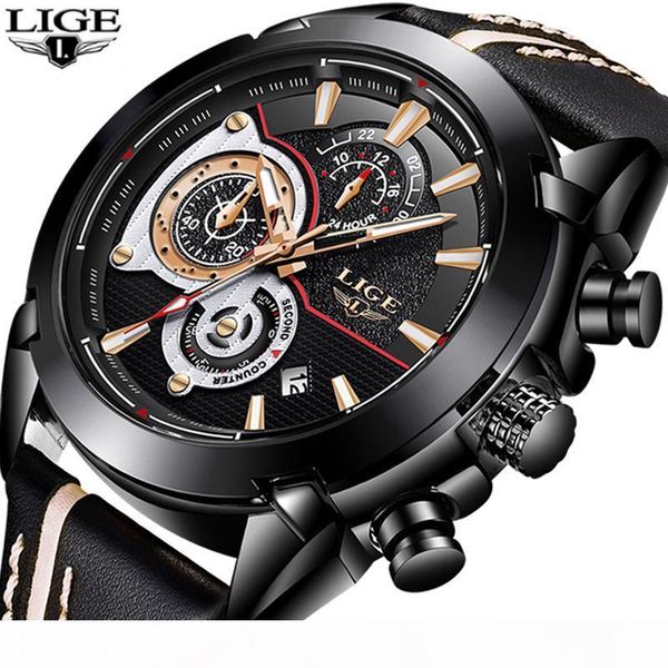lige new mens watches men sport watch men's multi-functional waterproof quartz watch relogio masculino, Slivery;brown
lige new mens watches men sport watch men's multi-functional waterproof quartz watch relogio masculino, Slivery;brown