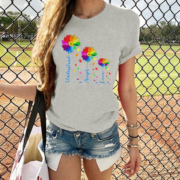 selling selling foreign trade selling womens small daisy letter printing round neck short sleeve t-shirt large size womens cloth, White
selling selling foreign trade selling womens small daisy letter printing round neck short sleeve t-shirt large size womens cloth, White