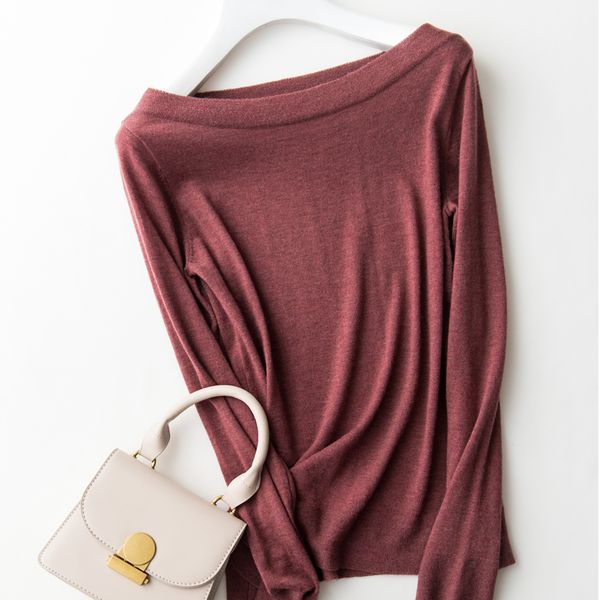women's sweaters autumn and winter fine imitation wool sweater word collar pullover slim thin knitted bottoming shirt, White;black
women's sweaters autumn and winter fine imitation wool sweater word collar pullover slim thin knitted bottoming shirt, White;black