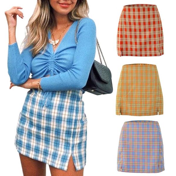 2020 vintage plaid mini cara skirt women streetwear harajuku fashion girls high waist skirts summer split korea pant skirt femme, Black
2020 vintage plaid mini cara skirt women streetwear harajuku fashion girls high waist skirts summer split korea pant skirt femme, Black