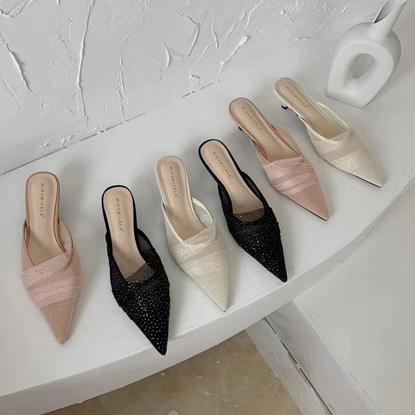 2020 new women mules fashionhollow mesh sandal thin low heel slip on slipper summer outdoor casual slides flip flop shoes, Black
2020 new women mules fashionhollow mesh sandal thin low heel slip on slipper summer outdoor casual slides flip flop shoes, Black