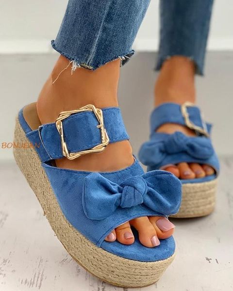 2020 women summer slippers wedges heel ladies shoes casual comfortable open toe slippers butterfly knot fashion ladies, Black
2020 women summer slippers wedges heel ladies shoes casual comfortable open toe slippers butterfly knot fashion ladies, Black