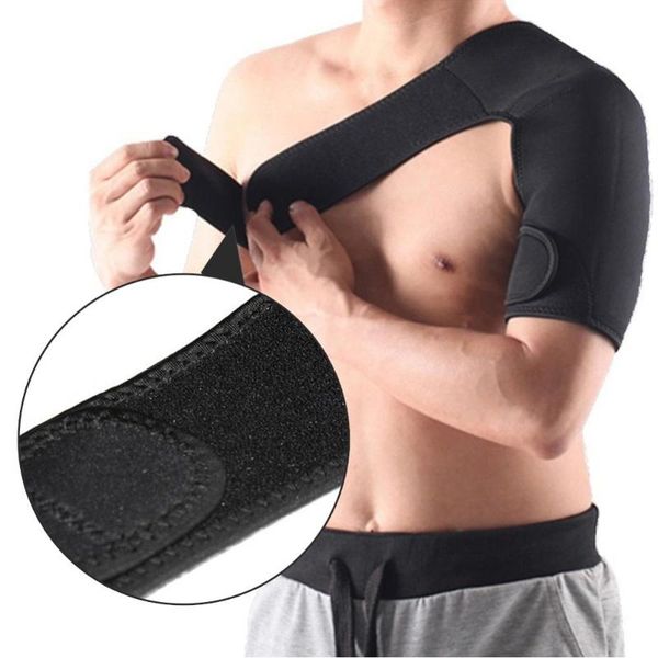 breathable seamless sewing shoulder support sports single shoulder protector brace strap belts for pain sprains, Black;blue
breathable seamless sewing shoulder support sports single shoulder protector brace strap belts for pain sprains, Black;blue
