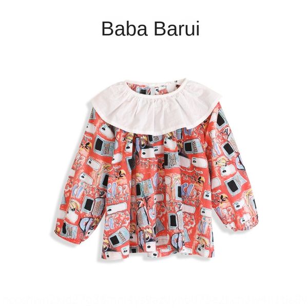 bababari counter clothing korean style children's doll shirt clothing shirt 2020 autumn new children's and girls' 3019, White;black
bababari counter clothing korean style children's doll shirt clothing shirt 2020 autumn new children's and girls' 3019, White;black