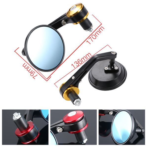 7/8" 22mm bar end rear mirrors motorcycle accessories motorbike scooters rearview mirror side view mirrors moto for cafe racer
7/8" 22mm bar end rear mirrors motorcycle accessories motorbike scooters rearview mirror side view mirrors moto for cafe racer