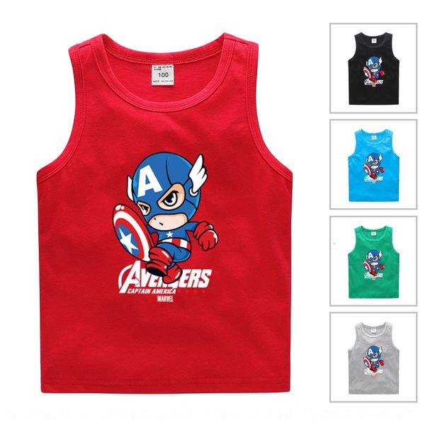 boy's cotton cartoon vest outside i-shaped sleeveless t-shirt thin boy's summer clothing children's children's clothing, Blue
boy's cotton cartoon vest outside i-shaped sleeveless t-shirt thin boy's summer clothing children's children's clothing, Blue