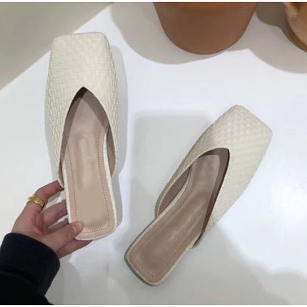 women's flat slippers women summer shoes female weave square toe slip on casual ladies slides woman non slip beach fashion 2020, Black
women's flat slippers women summer shoes female weave square toe slip on casual ladies slides woman non slip beach fashion 2020, Black