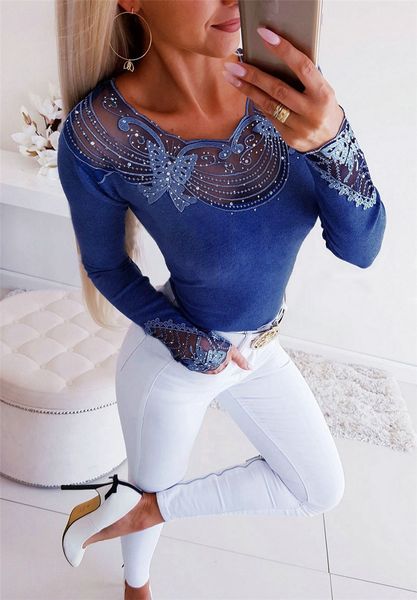 drill decoration lace splicing t-shirt women long sleeve o-neck solid elegant lady 2019 autumn slim butterfly tshirt, Black;gray
drill decoration lace splicing t-shirt women long sleeve o-neck solid elegant lady 2019 autumn slim butterfly tshirt, Black;gray