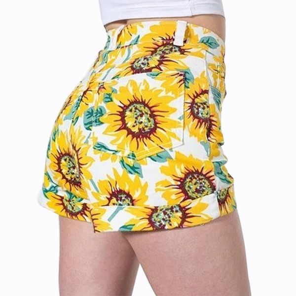 summer denim shorts women fashion vintage sunflower pattern cotton casual high waisted female shorts beach style, White;black
summer denim shorts women fashion vintage sunflower pattern cotton casual high waisted female shorts beach style, White;black