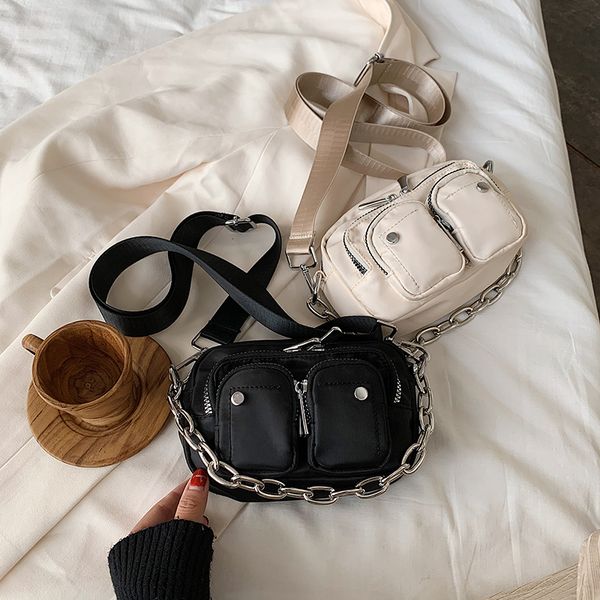 multi-pocket oxford cloth crossbody bags for women 2020 mini black shoulder messenger handbags female chain phone purse
multi-pocket oxford cloth crossbody bags for women 2020 mini black shoulder messenger handbags female chain phone purse