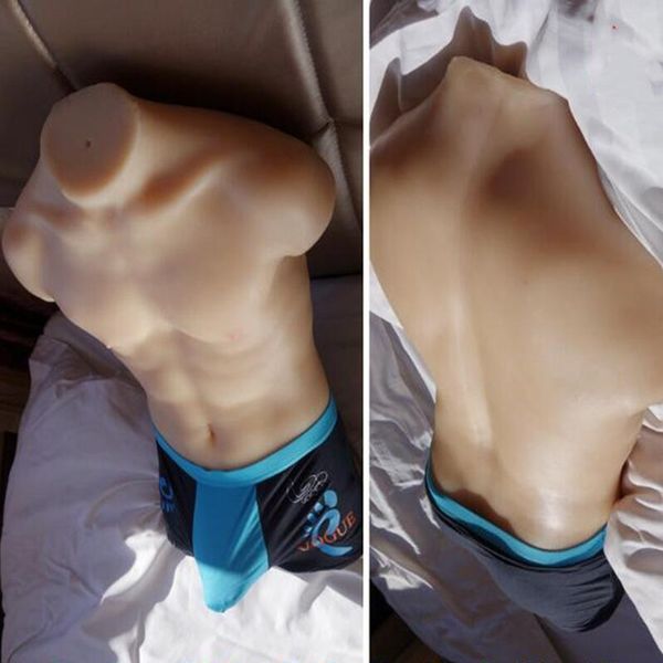 tpe 67cm real male mannequin half body solid skeleton silicone jewelry doll inverted buttock jewelry cloth underpants model d291, Khaki
tpe 67cm real male mannequin half body solid skeleton silicone jewelry doll inverted buttock jewelry cloth underpants model d291, Khaki