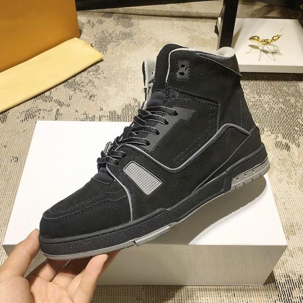 trainer sneaker boot mens shoes autumn and winter soft footwears breathable lace -up high casual men shoes with origin box, Black
trainer sneaker boot mens shoes autumn and winter soft footwears breathable lace -up high casual men shoes with origin box, Black