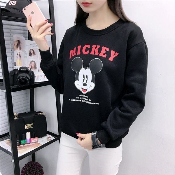 rfht6 2020 autumn and winter korean style new loose large size pullover pulloversweater pullover long sleeve cartoon women's long sleev, Black
rfht6 2020 autumn and winter korean style new loose large size pullover pulloversweater pullover long sleeve cartoon women's long sleev, Black
