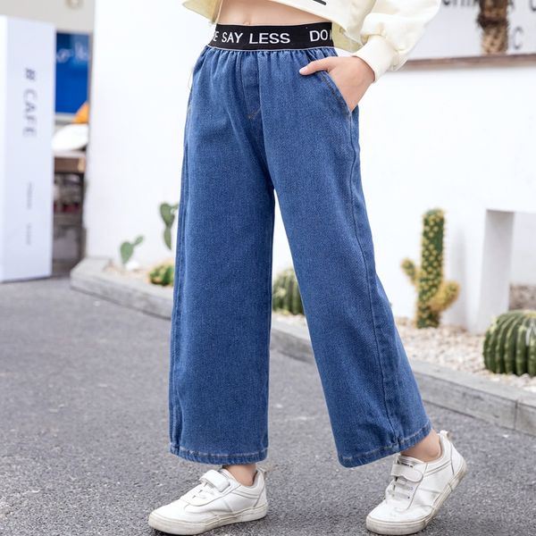 in the big wide leg pants foreign flavor and jeans wide leg pants jeans children's girl fat baby denim trousers, Blue
in the big wide leg pants foreign flavor and jeans wide leg pants jeans children's girl fat baby denim trousers, Blue