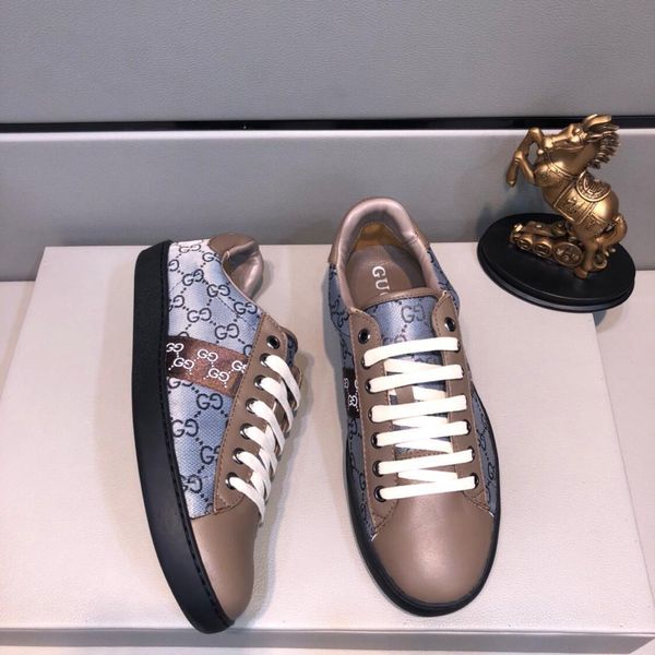 2019t custom-made men's color matching leather casual shoes, fashion wild shoes, trend lace-up shoes original box packaging: 38-4411, Black
2019t custom-made men's color matching leather casual shoes, fashion wild shoes, trend lace-up shoes original box packaging: 38-4411, Black