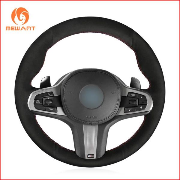 mewant black suede leather steering wheel cover for m sport g30 g31 g32 g20 g21 g14 g15 g16 x3 g01 x4 g02 x5 g05 parts
mewant black suede leather steering wheel cover for m sport g30 g31 g32 g20 g21 g14 g15 g16 x3 g01 x4 g02 x5 g05 parts