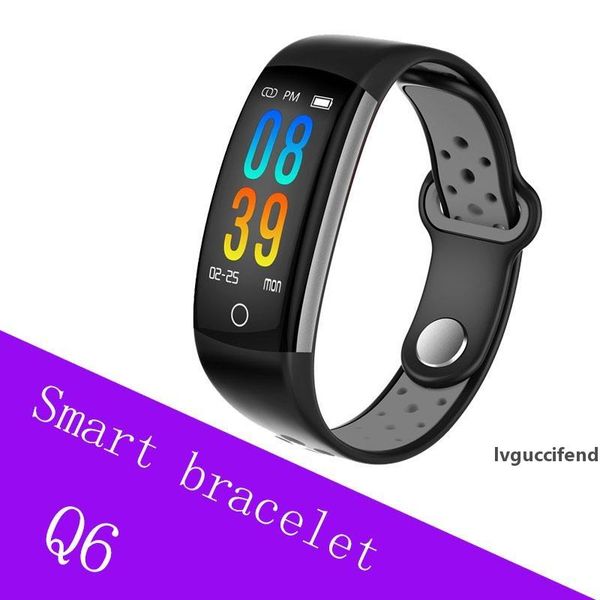 q6 smart bracelet heart rate blood oxygen monitoring fitness wristband message call reminder ip68 waterproof remote camera 
q6 smart bracelet heart rate blood oxygen monitoring fitness wristband message call reminder ip68 waterproof remote camera