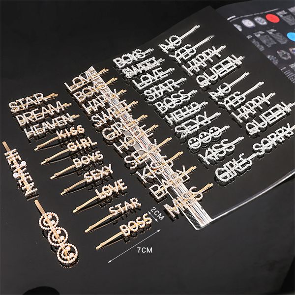 letters rhinestone hairpins women hair clips pins barrettes accessories for women girls hair hairclip hairgrip headress jewelry sale d73102, Slivery;white
letters rhinestone hairpins women hair clips pins barrettes accessories for women girls hair hairclip hairgrip headress jewelry sale d73102, Slivery;white