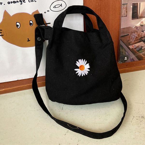 women new embroidered daisy straddle canvas bag harajuku girl handbag vintage reusable female shopping shoulder bag
women new embroidered daisy straddle canvas bag harajuku girl handbag vintage reusable female shopping shoulder bag