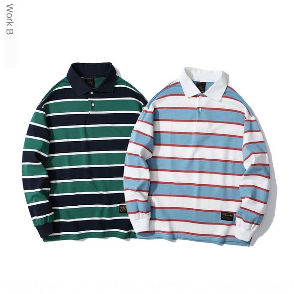 autumn lapel student polo sleeve long striped paul sweater t- loose t-shirt shirt bfstyle lqaps, Black
autumn lapel student polo sleeve long striped paul sweater t- loose t-shirt shirt bfstyle lqaps, Black