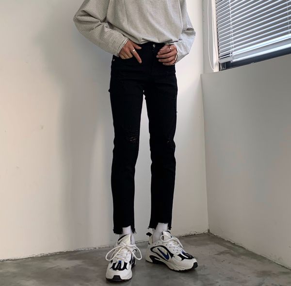 1twcl nirben/korean style irregular and nine-point burrs holes washed black for men nirben/korean style irregular and jeans nine-point burrs, Blue
1twcl nirben/korean style irregular and nine-point burrs holes washed black for men nirben/korean style irregular and jeans nine-point burrs, Blue