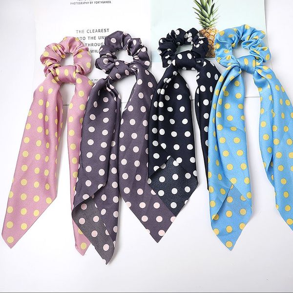 fashion sweet dot print scarf elastic hair rope for women scrunchies hair bands accessories bohemian hairband, Golden;silver
fashion sweet dot print scarf elastic hair rope for women scrunchies hair bands accessories bohemian hairband, Golden;silver