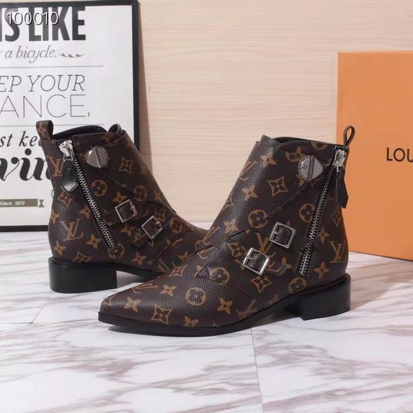 new4 fashion pattern ladies boots ladies thick bottom zipper ladies boots business casual shoes original box packaging fast delivery, Black
new4 fashion pattern ladies boots ladies thick bottom zipper ladies boots business casual shoes original box packaging fast delivery, Black