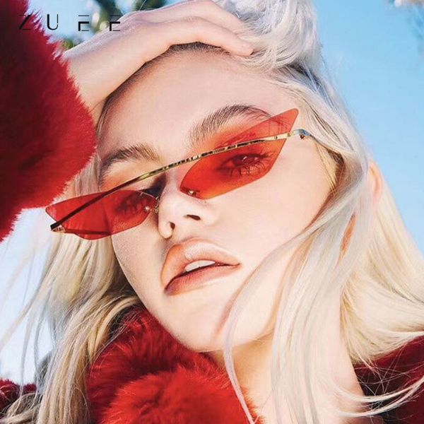 new triangle cat eye sunglasses cat eye personality ladies sunglasses borderless sun glass european and american trend glasses, White;black
new triangle cat eye sunglasses cat eye personality ladies sunglasses borderless sun glass european and american trend glasses, White;black