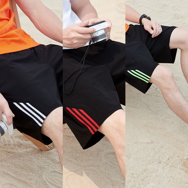 2020 men's summer beach and shorts new three-bar shorts cropped pants beach pants youth running quick-drying
2020 men's summer beach and shorts new three-bar shorts cropped pants beach pants youth running quick-drying