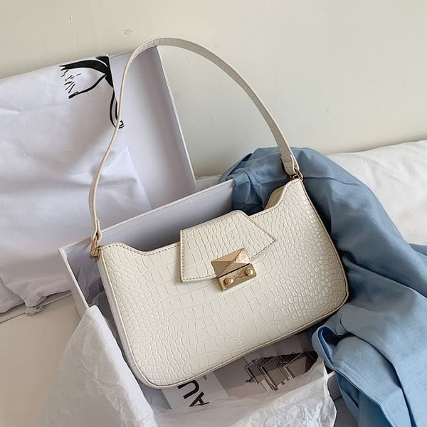 niche magic shoulder crocodile armpit 2020 magic stick women's pattern shoulder bag new bag soft handle summer tide, White
niche magic shoulder crocodile armpit 2020 magic stick women's pattern shoulder bag new bag soft handle summer tide, White