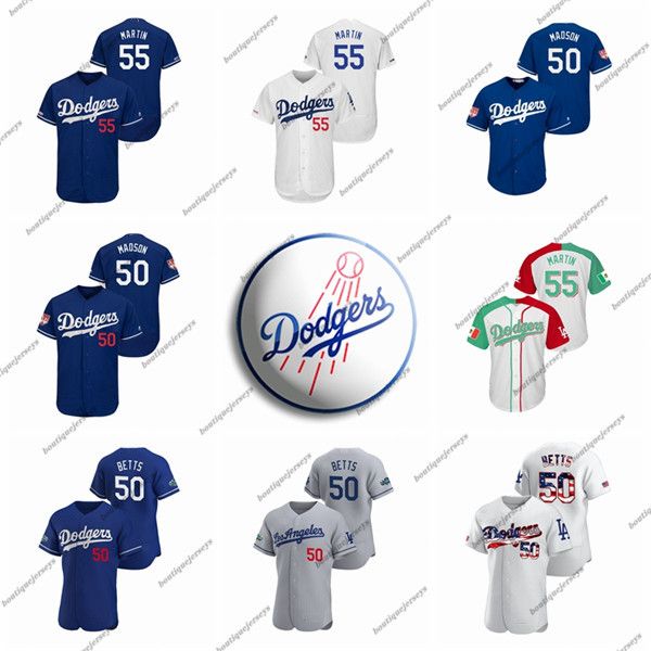 пользовательских мужчины женщины дети лос-анджелес доджерс 50 mookie беттс 55 russell martin главная голубой белый серый бейсбол трикотажные, Blue;black 
пользовательских мужчины женщины дети лос-анджелес доджерс 50 mookie беттс 55 russell martin главная голубой белый серый бейсбол трикотажные, Blue;black