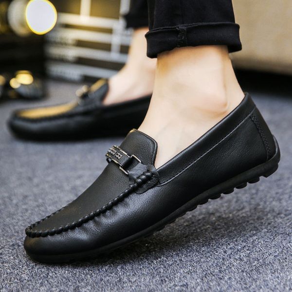 2020 new men casual shoes fashion men shoes genuine leather loafers moccasins slip on men's flats male driving, Black
2020 new men casual shoes fashion men shoes genuine leather loafers moccasins slip on men's flats male driving, Black