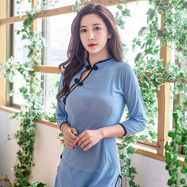 y0srr republic underwear clothing of china cheongsam underwear mesh role-playing transparent clothing passion long large size unif, Black;white
y0srr republic underwear clothing of china cheongsam underwear mesh role-playing transparent clothing passion long large size unif, Black;white
