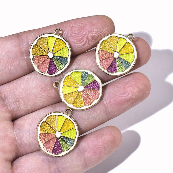 100pcs colorful orange slices enamel metal charms pendants oil drop lemon slices floating diy earring jewelry accessory, Bronze;silver
100pcs colorful orange slices enamel metal charms pendants oil drop lemon slices floating diy earring jewelry accessory, Bronze;silver