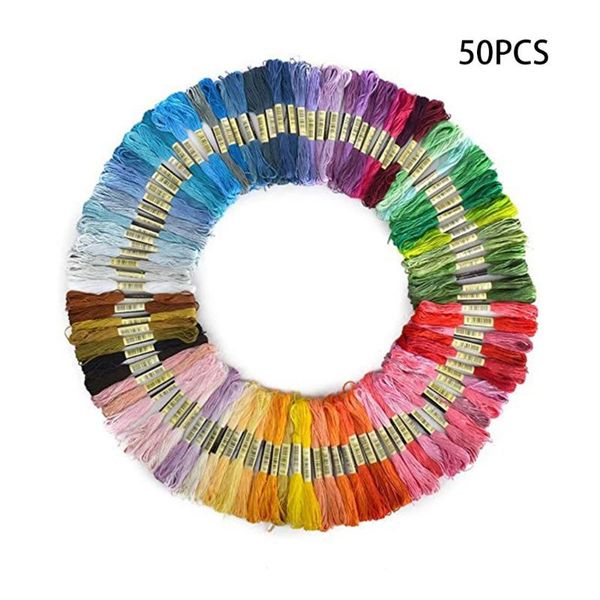 50 colors 100 colors cross stitch thread polyester cotton embroidery thread rainbow color hand embroidery braided, Black;white
50 colors 100 colors cross stitch thread polyester cotton embroidery thread rainbow color hand embroidery braided, Black;white