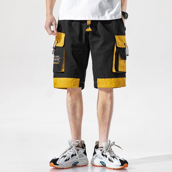 men's shorts fashion brand men trend cargo mens harajuku straight summer casual multi-pocket knee length cotton male, White;black
men's shorts fashion brand men trend cargo mens harajuku straight summer casual multi-pocket knee length cotton male, White;black