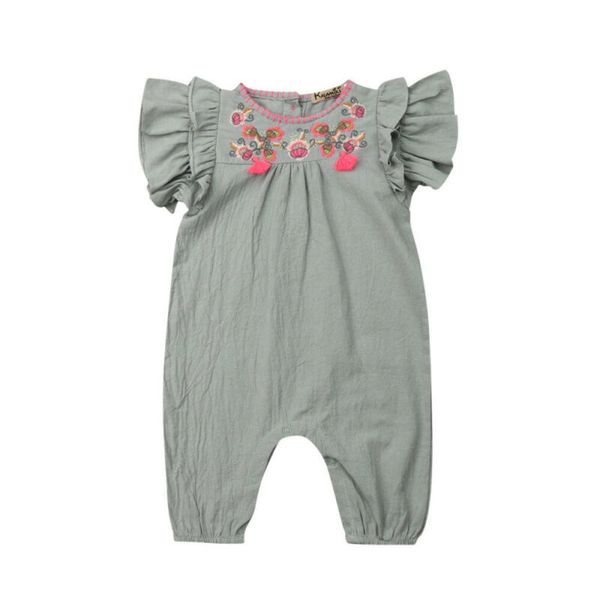 baby girl summer ruffle floral romper newborn infant cotton sleeveless floral jumpsuit girl outfits clothes t200721, Blue
baby girl summer ruffle floral romper newborn infant cotton sleeveless floral jumpsuit girl outfits clothes t200721, Blue