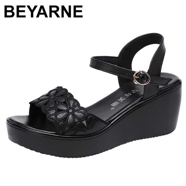 sandals beyarne women big size 33-43 summer open toe leather ladies shoe platform 6cm heels shoes, Black
sandals beyarne women big size 33-43 summer open toe leather ladies shoe platform 6cm heels shoes, Black