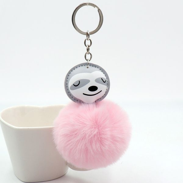 fluffy cute cartoon animal sloth bradypod keychain women backpack pom pom key chain decoration children gift car keyring, Silver
fluffy cute cartoon animal sloth bradypod keychain women backpack pom pom key chain decoration children gift car keyring, Silver
