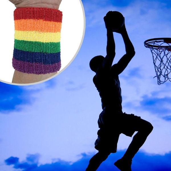 wrist support one-for-one rainbow wristbands, colorful sweat-absorbent towel sports badminton wristbands basketball n6i5, Black;red
wrist support one-for-one rainbow wristbands, colorful sweat-absorbent towel sports badminton wristbands basketball n6i5, Black;red