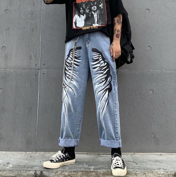 2020 new spring autumn loose blue denim pants mens pattern printed straight jeans hip hop man trousers fashion tide w1023
2020 new spring autumn loose blue denim pants mens pattern printed straight jeans hip hop man trousers fashion tide w1023