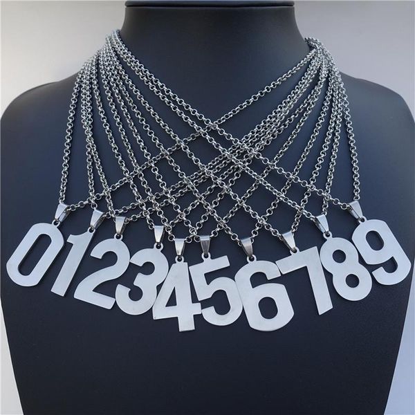 stainless steel pendant necklace lucky birth date number dangle charm 1 2 3 4 5 6 7 8 9 0 wholesale man women 10 pieces / lot, Silver
stainless steel pendant necklace lucky birth date number dangle charm 1 2 3 4 5 6 7 8 9 0 wholesale man women 10 pieces / lot, Silver
