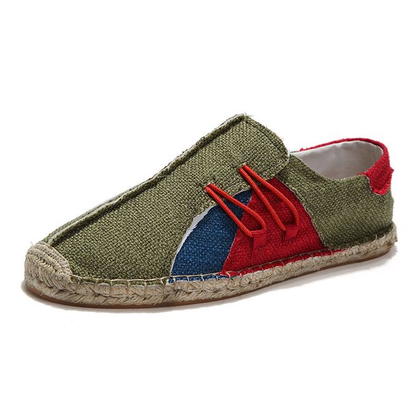 men casual shoes loafers flats weaving fisherman shoes male handmade patchwork flat espadrilles elegant driving footwear, Black
men casual shoes loafers flats weaving fisherman shoes male handmade patchwork flat espadrilles elegant driving footwear, Black