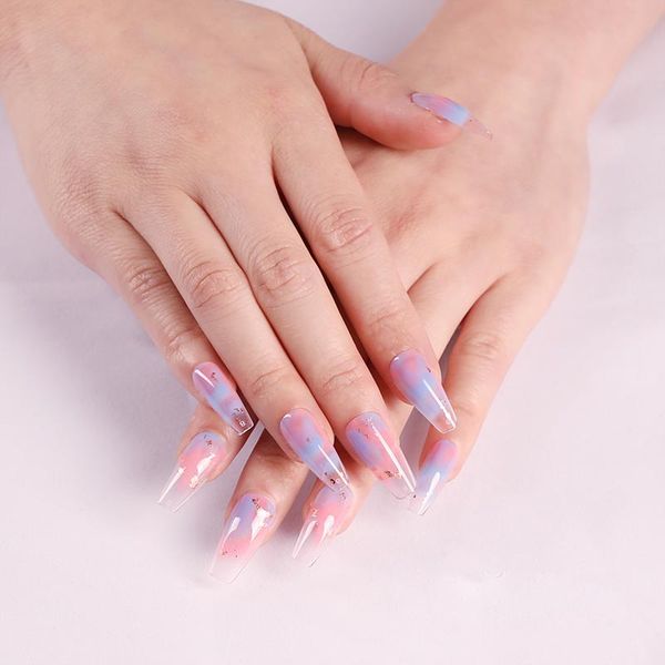 24pcs long style ballet water color abs resin material wearable fake nails woman daily wear cute finished beauty tool ty, Red;gold
24pcs long style ballet water color abs resin material wearable fake nails woman daily wear cute finished beauty tool ty, Red;gold