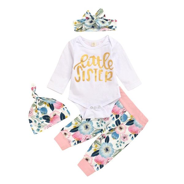 newborn infant baby girl clothes bodysuit long sleeve flower pants headband hat 4pcs outfit set autumn cotton 0-24m, White
newborn infant baby girl clothes bodysuit long sleeve flower pants headband hat 4pcs outfit set autumn cotton 0-24m, White