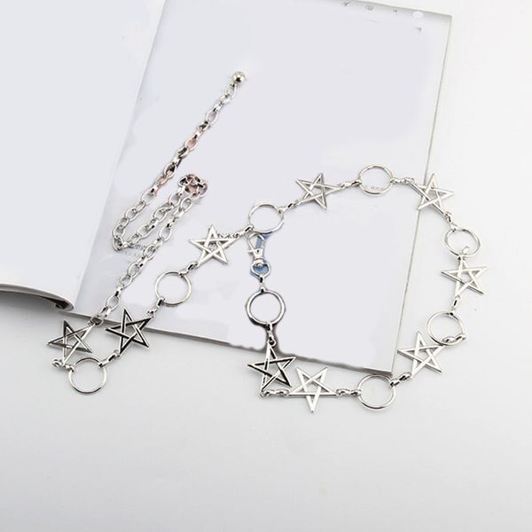 waist chain stars pentagram women belt gold silver clothes belts long tassel narrow metal chain belt lady dress chains, Black;brown
waist chain stars pentagram women belt gold silver clothes belts long tassel narrow metal chain belt lady dress chains, Black;brown